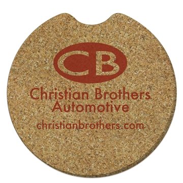 Car Coaster - 1/8 Natural Cork - Eco-Friendly & Insulating