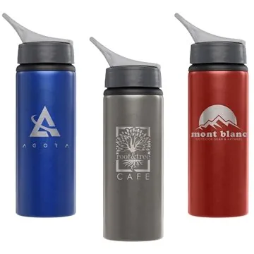 Image of 50 Custom Maui - 24 oz Aluminum Water Bottle - Laser - BPA Free & ...