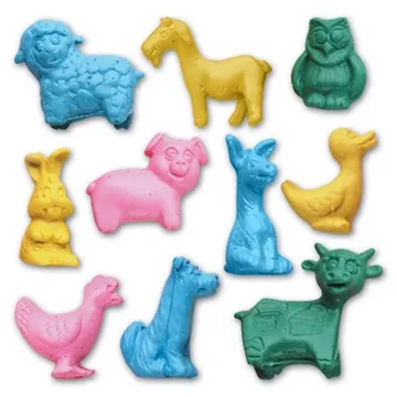 Figurine Eraser Farm Animal Jr. Collection - Made in USA & CPSIA Compliant