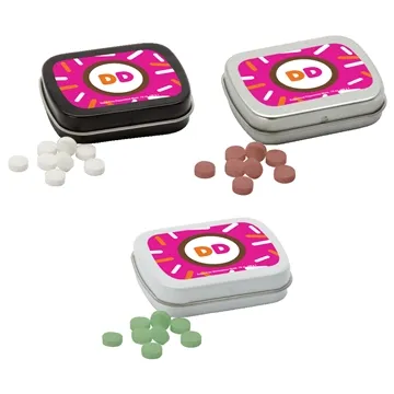 Sugar Free Mints in a Small Rectangular Hinged Tin - Gluten Free