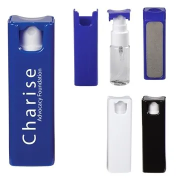 Image of 100 Custom 0.5 oz Screen Cleaner And Spray - Microfiber Cloth