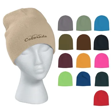 48 Custom Knit Beanie Cap - Acrylic