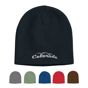 48 Custom Knit Beanie Cap - Acrylic