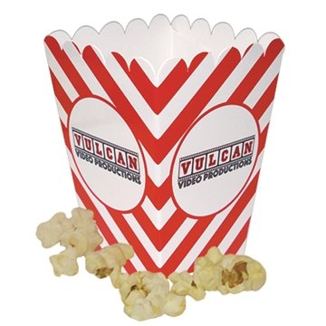 Mini Scoop Popcorn Box 12 oz - High Gloss & Food Safe