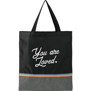 Image of 200 Promotional Rainbow rPET Convention Tote - Recycled & ...