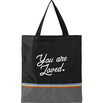 Rainbow rPET Convention Tote - Recycled & Eco-Friendly