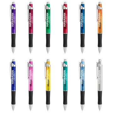 Image of 100 Custom Albany Gel Pen - Rubber Grip