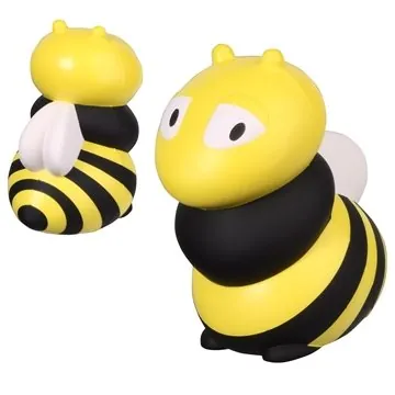 Image of 100 Promotional Bee - Stress Reliever