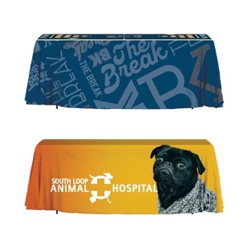 Drape 6ft Table Cloth - Poly Poplin & Full Color