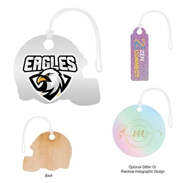 Full Color Wood Luggage Tag - 9