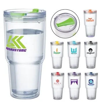 Image of 48 Customized Desire 26 oz Hot Cold Tumbler - Silicone Seal