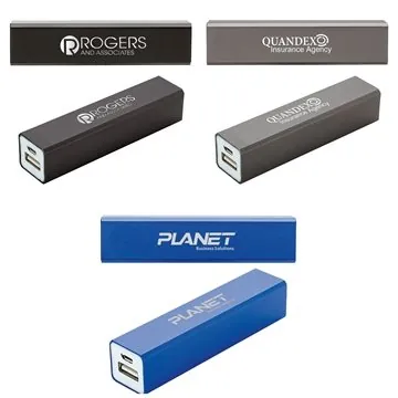 Image of 25 Customized Omega 1900mAh Mobile Power Bank - UL Certified