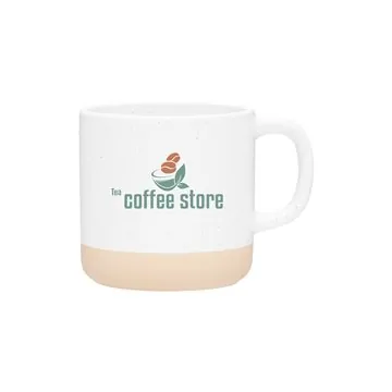 Image of 48 Promotional 11 oz Coffee Clay - White - Ceramic & Microwave ...
