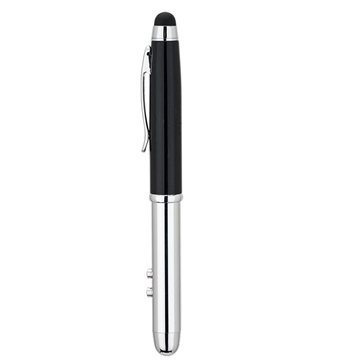 Versatile 4-in-1 Ballpoint Pen - Laser Pointer & Touch Stylus