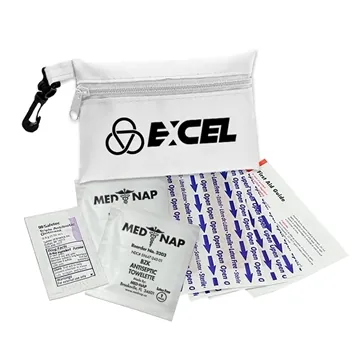 250 Custom Zip Tote First Aid Kit - Recycled rPET & FDA Compliant