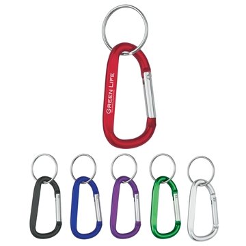 8mm Carabiner With Split Ring