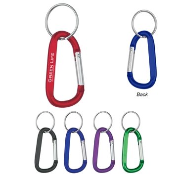 8mm Carabiner With Split Ring