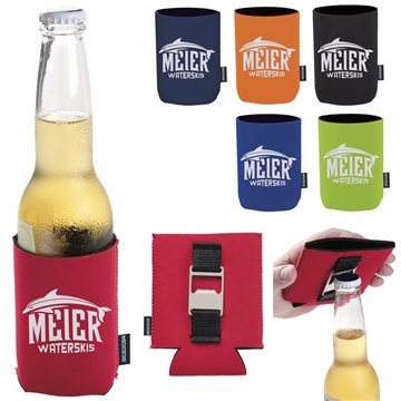 Koozie® Bottle Opener Can/Bottle Cooler - Neoprene