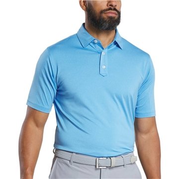 FootJoy Men's Solid Lisle Performance Golf Polo - Moisture Wicking & 4-Way Stretch