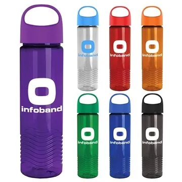 Image of 200 Promotional The Wave - 24 oz Tritan Bottle with Oval crest lid ...