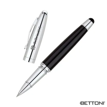 Brescia Bettoni Rollerball Pen & Stylus - Brass & Lacquered