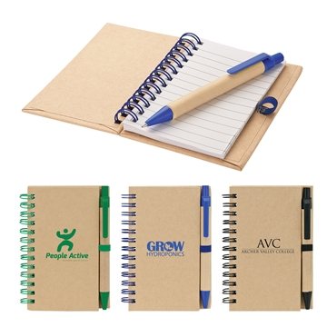 Baffin Bay Notebook & Pen - Spiral Bound & 40 Pages