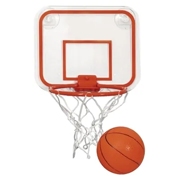 Image of 25 Custom Mini Basketball & Hoop Set - Suction Mount