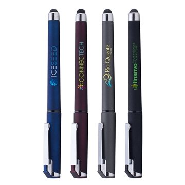 Islander Softy Gel Classic w/ Stylus - ColorJet - Rubberized & Chrome