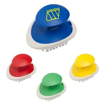 Image of 150 Customized Palm Veggie Brush-It - Ergonomic & Dishwasher Safe