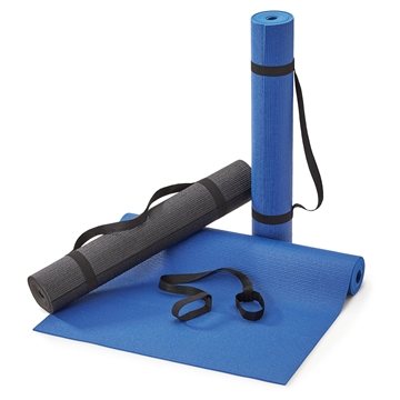 Raja Yoga Mat - PVC & Carrying Strap