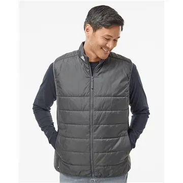 Adidas - Men's Puffer Full-Zip Vest - Puffer Vest - Recycled Polyester