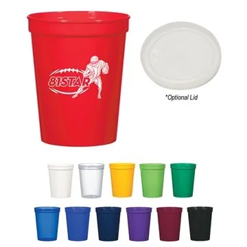 Image of 500 Promotional 16 oz Big Game Stadium Cup - Recycled & BPA Free