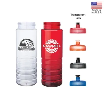 150 Promotional Malibu 26 oz PET Bottle with Pull Spout Lid - USA ...
