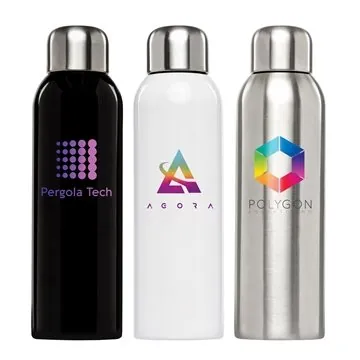 Image of 75 Custom Ohana - 28 oz. Stainless Water Bottle - ColorJet - Leak ...