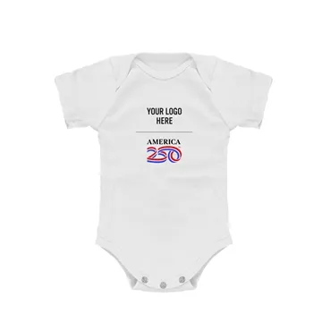 America250™ USA Made Infant One Piece - 100% Combed Ring-Spun Cotton