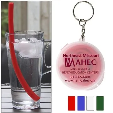 Image of 200 Promotional "ECO STRAW" 10" Reusable Silicone Straw - Food ...