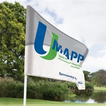 Image of 18 Customized Golf Flag - 1-Sided - 14" x 20" 1-side Rectangle