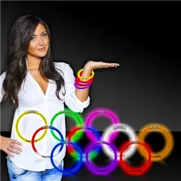 Image of 300 Promotional Superior 8" Glow Bracelets - Variety