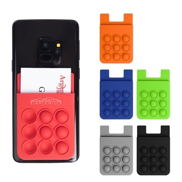 Push Pop Phone Wallet - Stress Relief & Card Storage