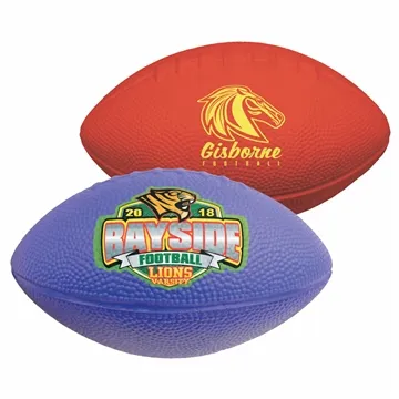 Image of 50 Customized 7" Solid Color Foam Football