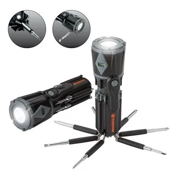 Image of 25 Promotional Max-I Screwdriver Set with Flashlights - LED Light ...