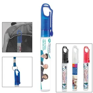Image of 200 Customized "SPRAYCLIP" 10 ml. Antibacterial Hand Sanitizer ...