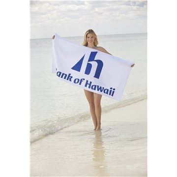 Image of 50 Promotional 29" x 58" Java Beach Towel - Cotton Terry