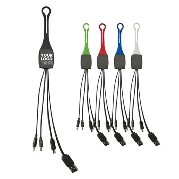 Image of 150 Customized 3-In-1 Charging Cable - Universal & Multi-connector