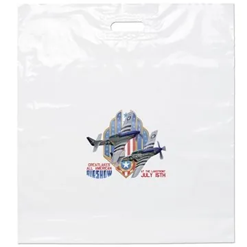 Image of 150 Promotional Die Cut Handle Bag 22x24x5 - Reinforced
