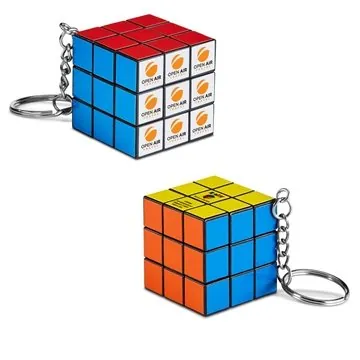 Image of 100 Promotional Rubik's Micro Cube Key Holder - Recycled
