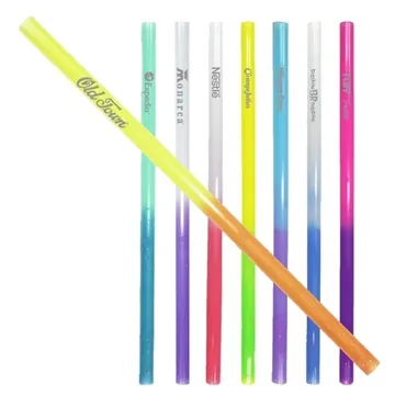 Image of 500 Customized Reusable Mood Straw - Color Changing & Dishwasher ...