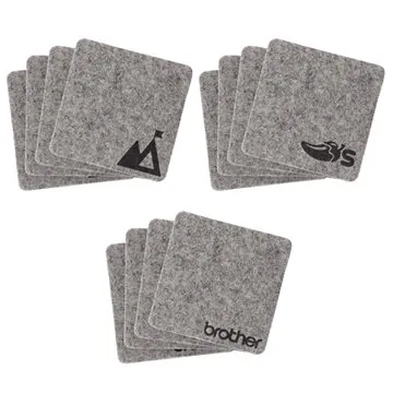 Image of 50 Customized Linden Felt Coasters (Set of 4) - Eco-Friendly