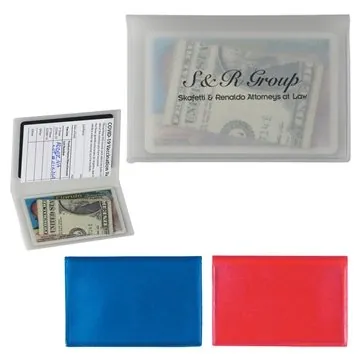 Image of 250 Customized ID Card Holder - Vaccination Card Compatible