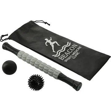 Image of 50 Customized Oasis 3 Piece Massage and Recovery Kit - Muscle ...